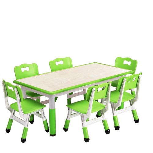 Kids Table and 6 Chairs Set