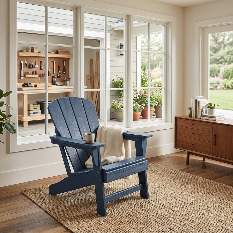 Outdoor Adirondack Chair for Patio in use